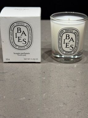 diptyque Baies Travel Votive Candle with box, New